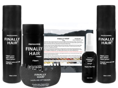 Finally Hair Ultimate Hair Loss Concealer Kit to Hide Thinning Balding Instantly