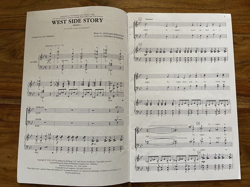 Choral Music Selection From West Side Story - Picture 2 of 2