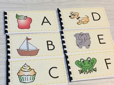 Montessori materials - Pre-Reading Series - 26 Pre-reading Alphabet Booklets