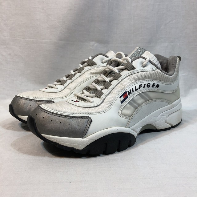 tommy hilfiger white platform shoes