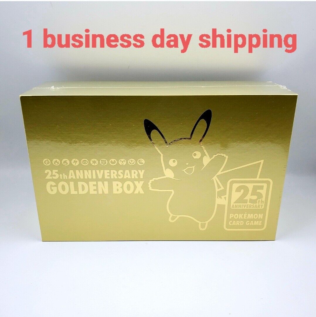 Pokemon Card 25th Anniversary Golden Box Celebration Japan Limited Sealed