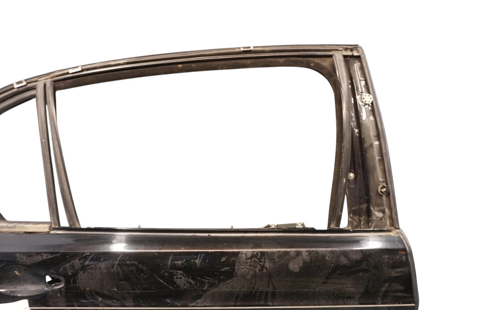 06-12 Bentley Continental Rear Right Passenger Side Door Shell Panel Black OEM
