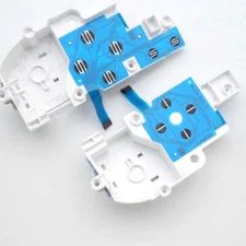 L R Conductive Film Button Ribbon Flex Cable W/ Bracket For Wii U Pad Controller