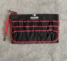 husky tool pouch black & red 18”