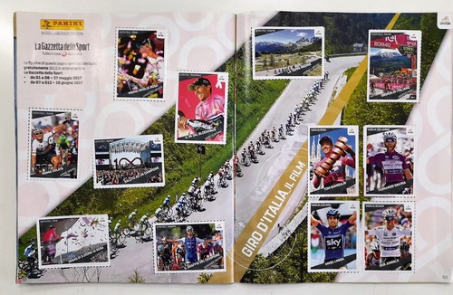 ALBUM FIG. GIRO D'ITALIA 100 PANINI 2017 COMPLETO + BOX CARD TAPPE +7 CARD EXTRA - Foto 8 di 13