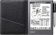 SHARP Electronic Notebook Black WG-S50