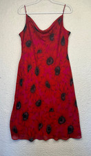 Vintage Y2K 90s Positive Attitude Size 16 Paisley Retro Fairy Midi Dress