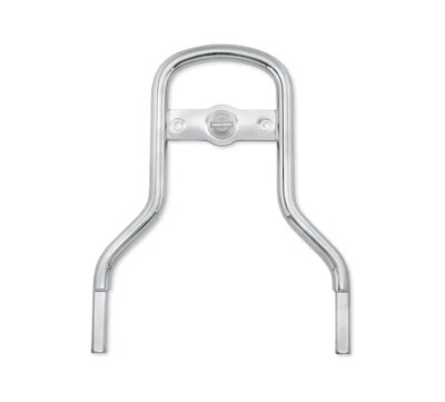 Harley-Davidson Mini-Medallion Sissy Bar Bügel, niedrig, Chrom