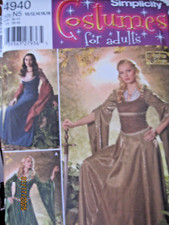 Simplicity #4940 MISSES RENAISSANCE MEDIEVAL ...