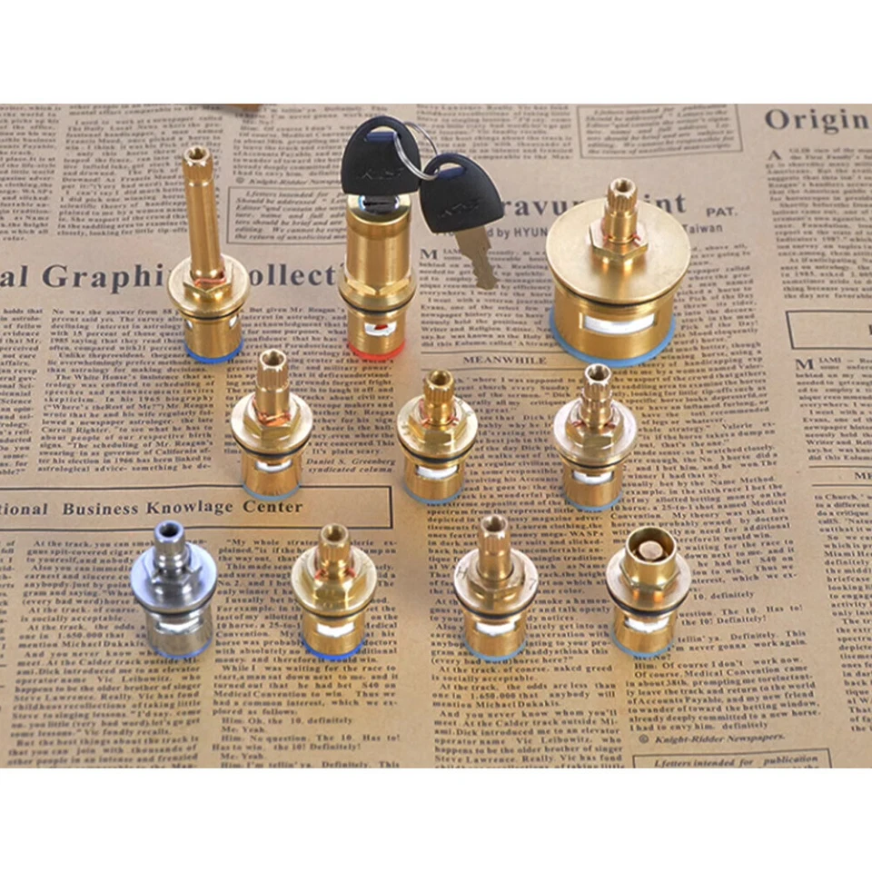 Kartusche Patrone Keramik-Oberteil Ventiloberteil Messing Wasserhahn Ersatz 1/2 - Bild 2 von 4