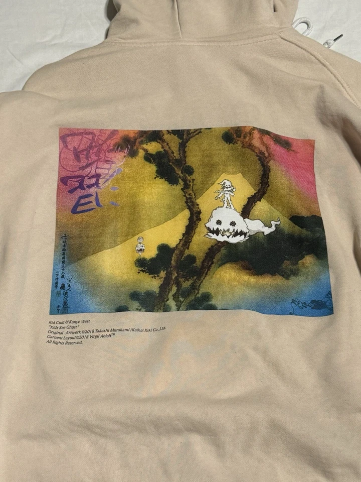 ‘Kids See Ghost’ Hoodie V1 (2018) Kanye West Kid Cudi Seven Songs Adult Size L - image 2 of 4