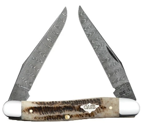 Case hoja de acero de Damasco cuchillos, espadas de colección, Blades, armaduras y accesorios