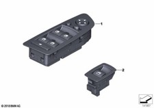 BMW Genuine Right OS Window Lifter Switch Beige Fits E93 E93 LCI 61319217373