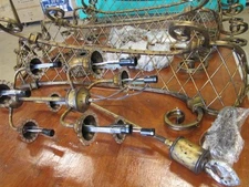 WORLD IMPORTS LIGHTING 4138-90 TOULOUSE CHANDELIER 8 LIGHT ANTIQUE GOLD MSR$1198