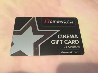 CINEWORLD ( UK ) Silver Star ( 2011 ) Gift Card ( $0 )
