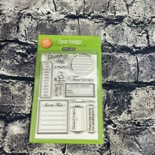 Hero Arts Archivers Clear Stamp Embellishment clear design journal stamps
