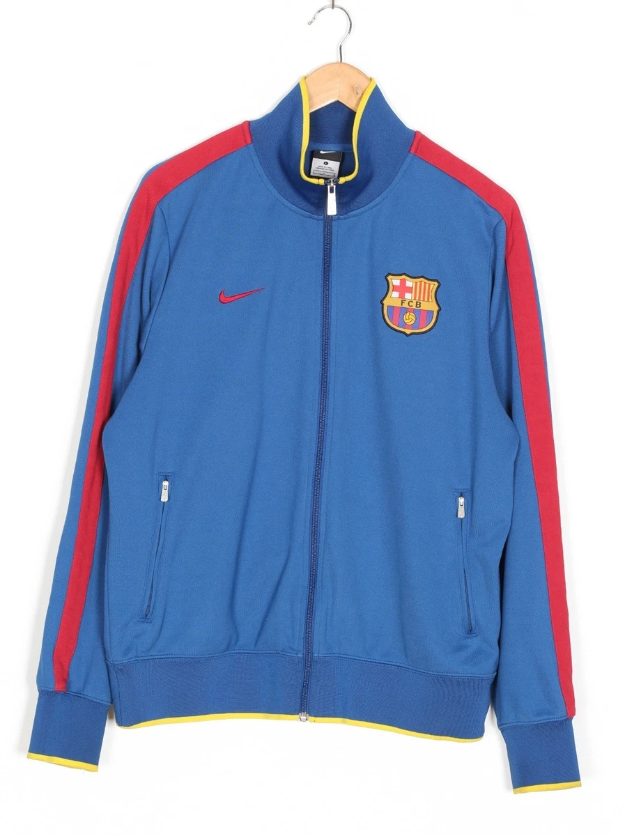 NIKE FCB Barcelona Fußball Trainingsanzug Oberteil Jacke Herren Größe L