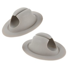Kayak Paddle Clip Set 2PVC Durable Paddle Holder Quick Installation Grey