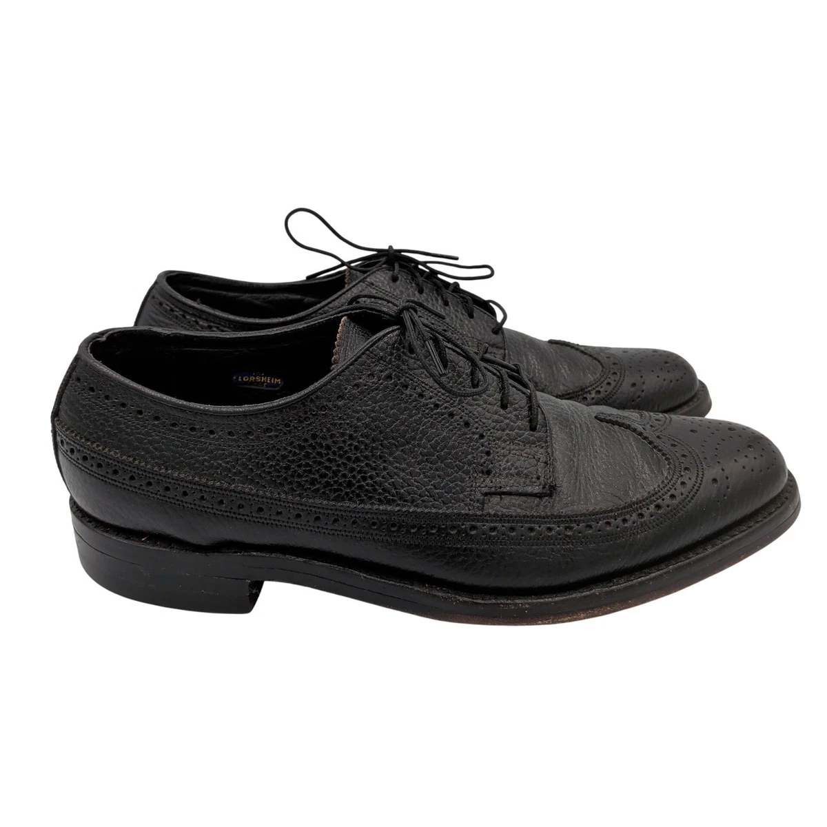Florsheim Black Wingtip Dress Shoes for Men for sale | eBay