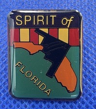 SPIRIT of Florida B-2 Stealth Bomber Enamel Lapel Pin Northrop Grumman USAF VTG