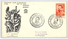 FRANCE Carpeaux First Day Cover 1958 Courbevoie FDC {samwells-covers}RF199