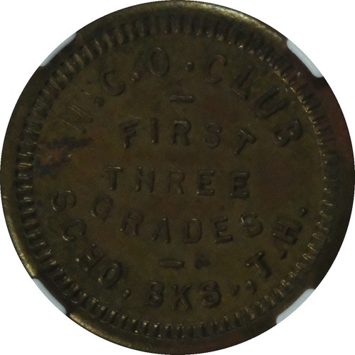 Unc Environmental Damage, Hawaii 2TM-24 Brass Schofield Barracks 5c NGC 2737840-