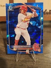 2025 Bowman Sapphire Edition - Chrome Prospects JJ Wetherholt #BCP-22 (RC)