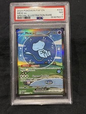2024 POKEMON PAF EN-PALDEAN FATES SPECIAL ILLUSTRATION RARE #232 MEW EX PSA 7