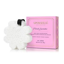 SPONGELLE BODY WASH INFUSED BODY BUFFER - FRENCH LAVENDER NIB/Sealed 