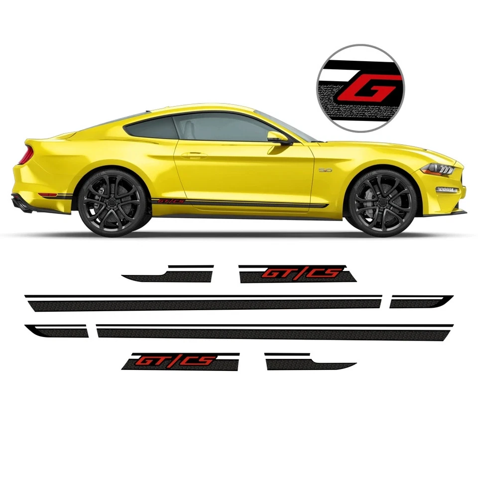 California Special GT/CS Rocker Panel Fade Stripes Gráficos 2015 2016 2017 Foto 3 de 4