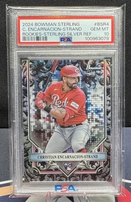 2024 Bowman Sterling-#BSR4 Christian Encarnacion-Strand Refractor 96/100 PSA 10