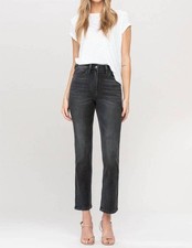 Vervet By Flying Monkey Victoria Stretch Straight Ankle Jean Size 32 (15)