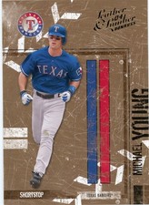 2004 Donruss Leather & Lumber - Michael Young #145 Rangers