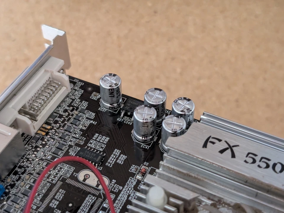 Nvidia GeForce FX 5500 AGP Graphics Card GPU 256 MB VGA DVI S-Video Box Valkyrie - Image 3 of 4