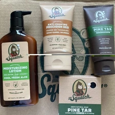 Dr Squatch Lotion And Natural Soap Bundle