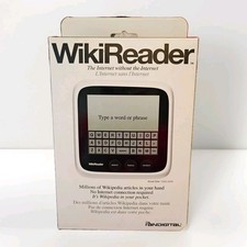 NEW WikiReader Offline Wikipedia Reader - NO INTERNET NEEDED! (2010)+ Batteries