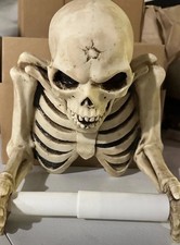Halloween Skeleton Skull & Ribcage Plastic Pr...