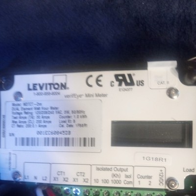 NEW Leviton MDTCT-2NC Smart Meter