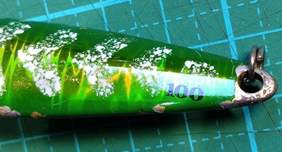 Shimano TG Gatling 80g Tungsten Jig Jackall Binbin Metal 100g Used Set - Image 10