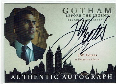 Gotham Season 2 Autograph Auto Card JWC J.W. Cortes as Detective Alvarez