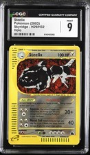 CGC 9 MINT Steelix H29/H32 Skyridge Holo Pokemon Card on eBay