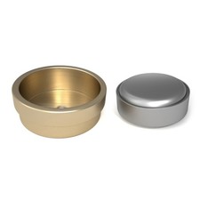 Camera Battery Converters Brass Battery Adapter for 1.4V Zinc Air Batteries