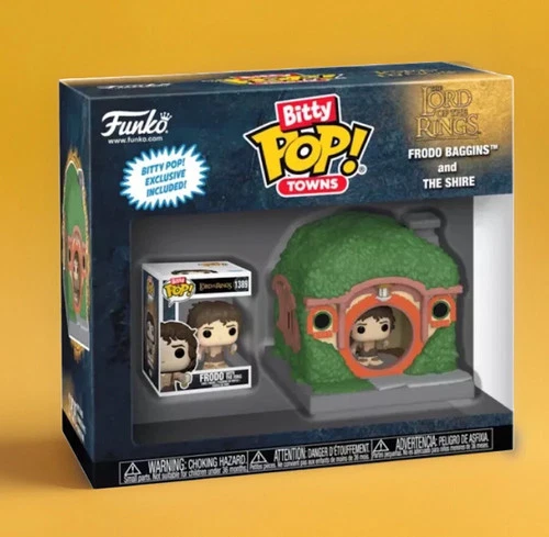 Funko Bitty POP! Towns: Lord of the Rings Frodo Baggins and The Shire Figures