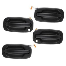 Exterior Door Handle Set 4 PCS, Front  Rear for Chevy Silverado Suburban