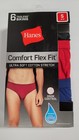 Hanes Men's Tagless Comfort Flex Fit Dyed Bikini Underwear (6 Pair)