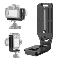 (Real Single ) DSLR L Bracket Quick Release Plate Vertical Horizontal Switchi...