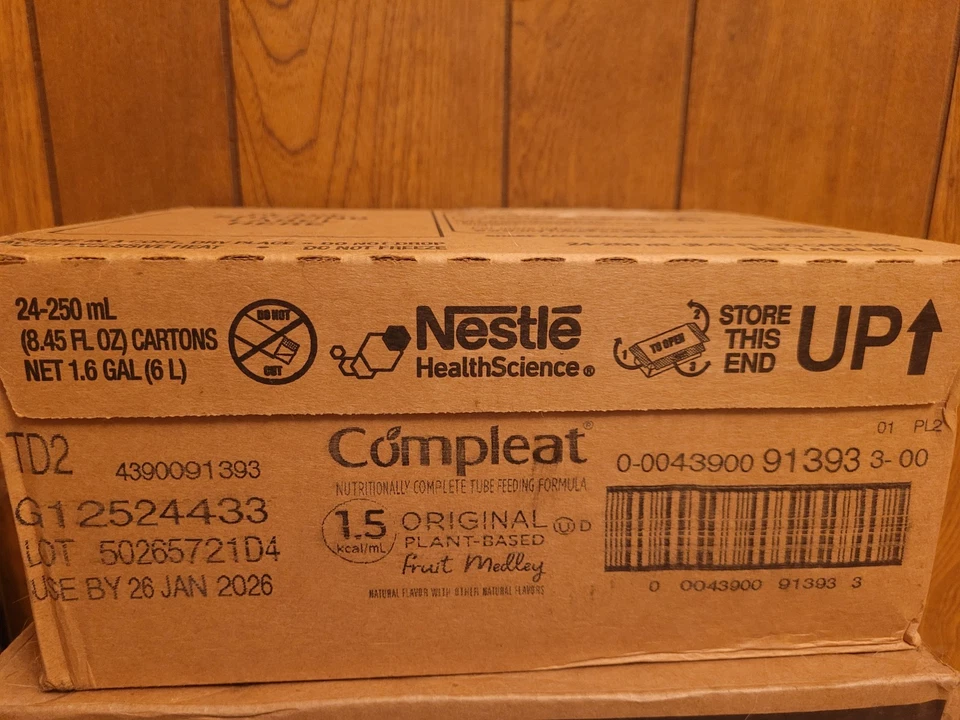 COMPLETO 1.5 original a base de plantas 24 unidades 8.45 FL OZ (Fruit Medley) ALIMENTACIÓN EN TUBO Foto 4 de 4