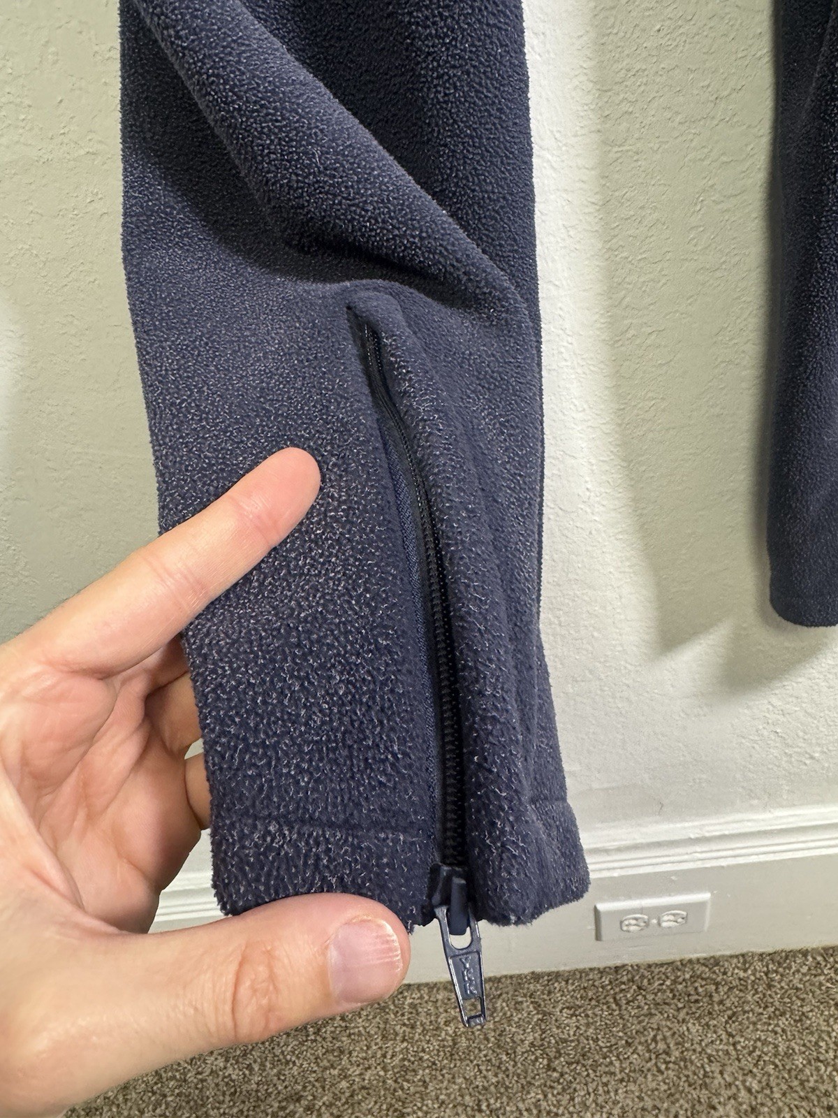 NEW GAP x YEEZY YZY x BALENCIAGA Polar Fleece Navy Baggy Sweat Pants Men Sz M thumbnail 3