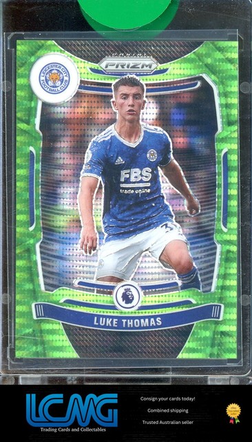 2021-22 Panini Prizm Premier League #21 Luke Thomas Breakaway Lime Green #/5 A3P