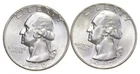 Choice Unc 1960 P+D Washington Quarter Gem BU Collection Lot Set *8652